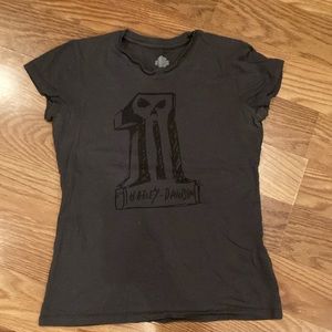 Harley-Davidson ladies gray T-shirt